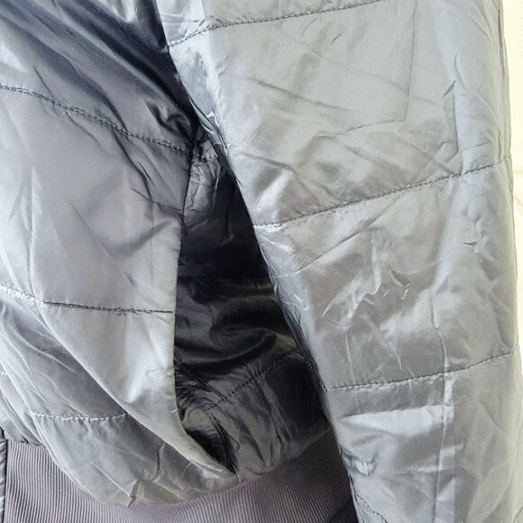 Lululemon Women's Black Non-Stop Long Sleeve Reversible Bomber Jacket Size 10 - Picture 6 of 9